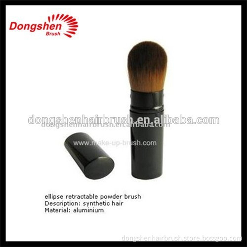 retractable powder makeup brush wholesale cosmetic nylon hair brush